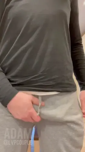 Jerkin it through my joggers