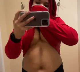 It’s been a slow day at work so it’s the perfect time to take my tits out [OC]