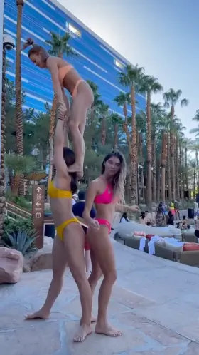 Cirque Du Soleil Performers [gif]