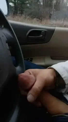 Stroking in Car...[40] [M]