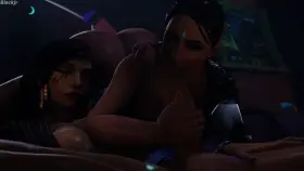 Symmetra servicing Pharah (Blackjr) [Overwatch]