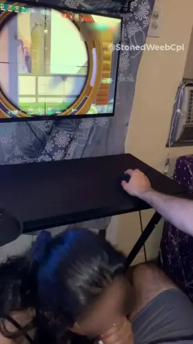 Cute Gamer GF Gives Me Head, While Getting Headshots 🥵💢
