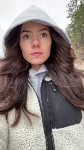 took the titties out for a brisk walk ❄️