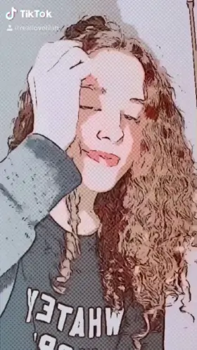 Hot boobs with comic filter