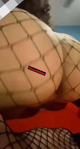 how does my ass look in fishnets? 🧐🙈