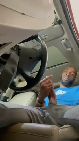 DICK was standing tall in the car this MORNING 🥴