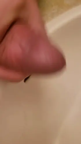 Wasted Cumshot in the Sink. Would Rather Cum on a Cute Twink's Asshole.