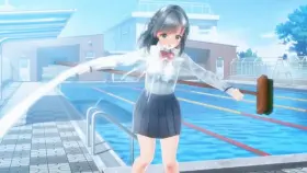 Girl getting bullied at the pool