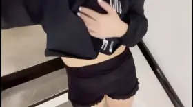 Your neighbor in the next apartment... just flashing some pierced tits 💕