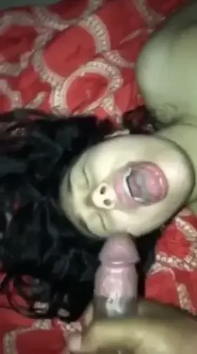 Latina catches BBC facial 💦