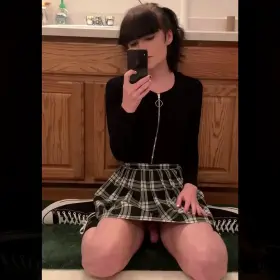 wearing skirts for the sake of easy access <3