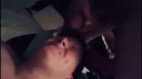 Watching my wife take a facial finish from her friend. [image]