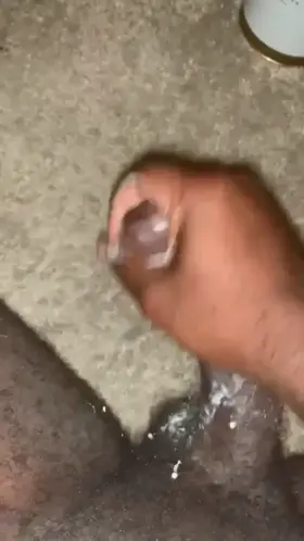 In the DMV. Who wants to swallow all this cum?