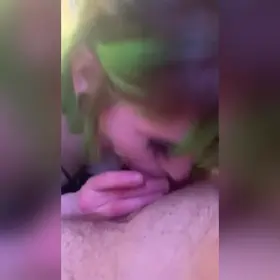 Getting sloppy with his cock + our first post with sound!