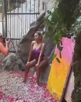 Wish Selena Gomez was on a porn shoot set here