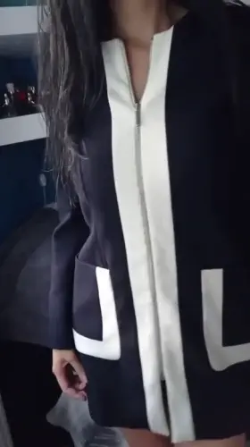 I wanna reveal to you what hiding underneath my office wear