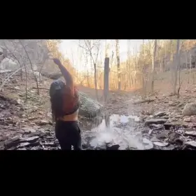 Think you're brave enough to join me? It was cold :)