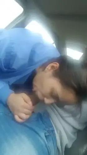 NRI Nurse gives Blowjob to BBC on car in a Parking lot before shift[Full video LINK👇]