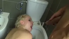 I think she was the public toilet