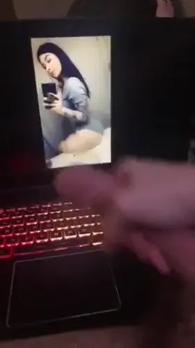 This cuck wanted to see me jerk to his gf and asked me to post it, how much more of a cuck can you be?