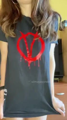 Titty drop, the best way to test if they’re natural. So here’s mine 😊