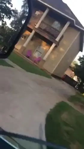 Taking out trash and talking on the phone