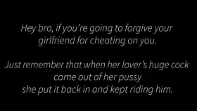 my ass looks better on top of a huge cock