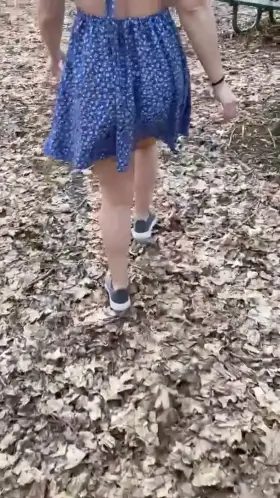 Young girl + sundress = a fun time