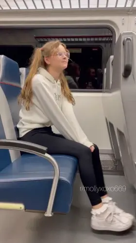 Omg someone sat right in front of me!!