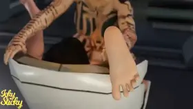 Miranda & Futa Jack (Icky Sticky) [Mass Effect]