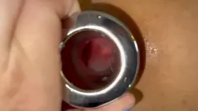 Looking inside Gia's ass!