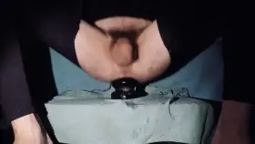 Turning my boy pussy into a proper man cunt