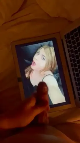 This stranger came on my face