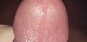 edging myself and getting some really cummy precum