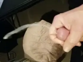 Love shooting thick ropes of cum like this! Edged for awhile and then some slutty sexting with a friend.