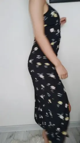 Ups, my dress magically fell off