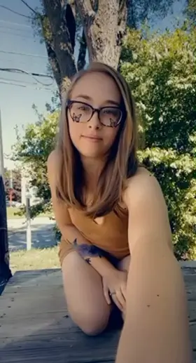 My wife got caught right after this video. Our neighbor got a free show.