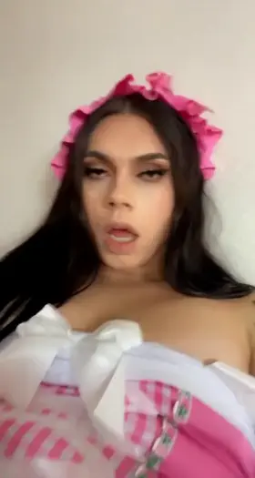 Stroking and cumming. Nicki Foxxx (gif)