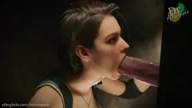 Jill sucking a big boi (Dr. Pineapple Studios) [Resident Evil]