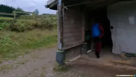 Getting my food in a barn...