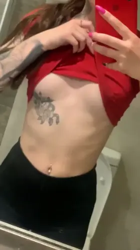 I hope, My boobs and petite nipples make your cock hard?☺️