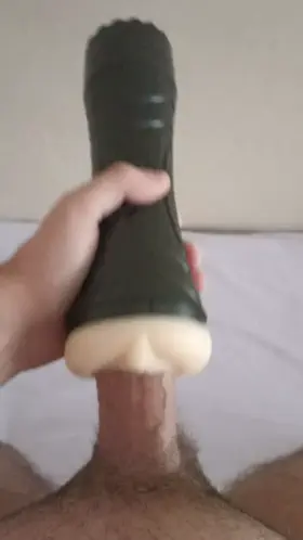 Masturbating with fleshlight