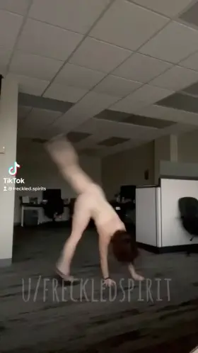 I enjoy naked work cartwheels