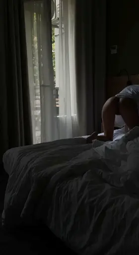 Doggystyle fuck me and cum on my ass