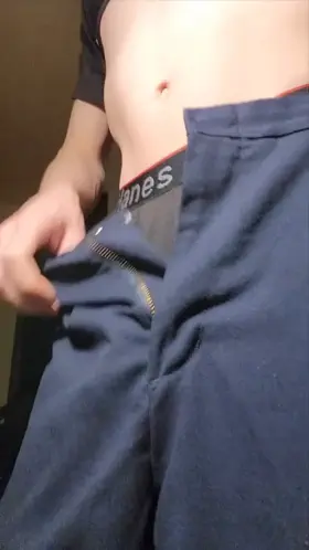 Oops, I busted out of my underwear at work~