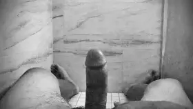 Ropes from my cut cock