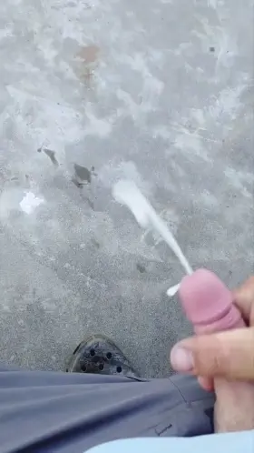 Blowing my load outdoors (21M)