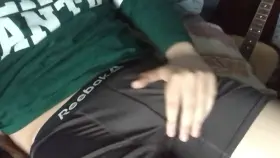 18 and just stroking my thick cock