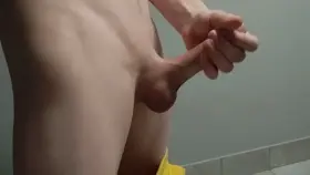 Precum oozed while edging