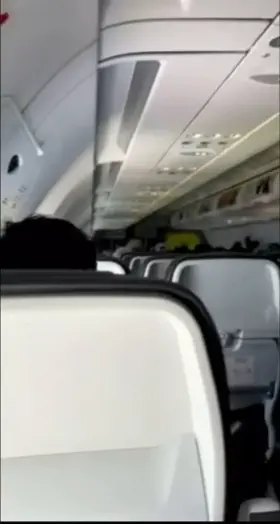 Having a little fun on the plane